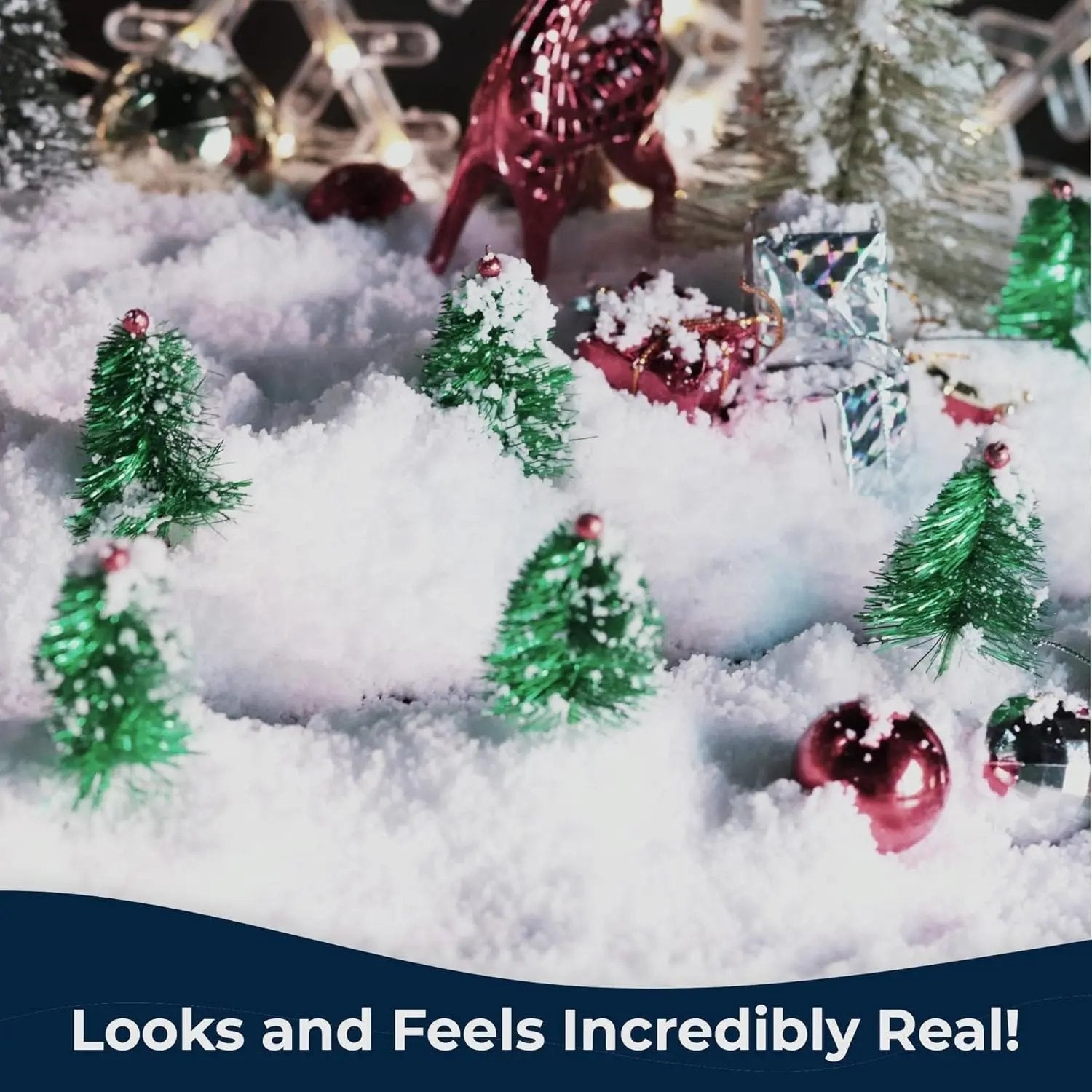 Let It Snow Instant Snow Powder for Slime and Fake Snow Decorations! Made in USA