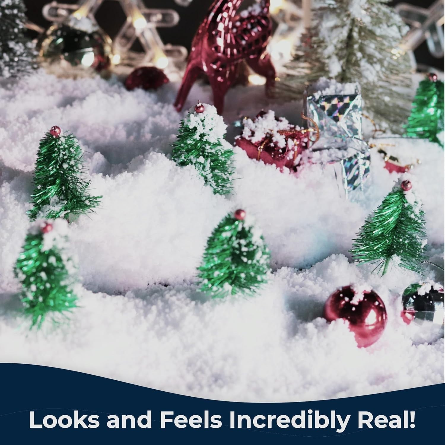 Let It Snow Instant Snow Powder for Slime and Fake Snow Decorations! Made in USA